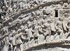 Detail of the Column of Trajan in Rome, July 2012