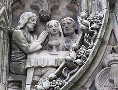 Relief on the Facade of St. Thomas Church on 5th Avenue, August 2010