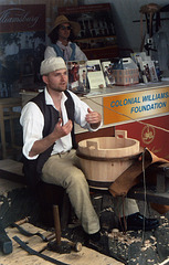 Costumed Artisans from Colonial Williamsburg at the South Street Seaport, July 2006