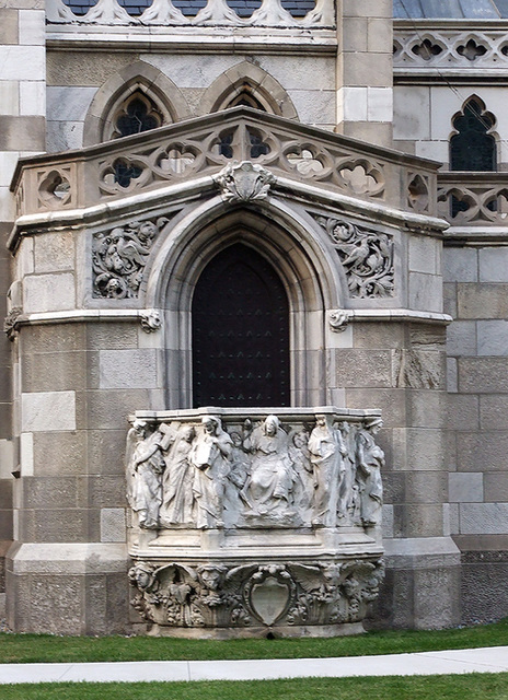 Detail of Grace Church on Broadway in the East Village, Sept. 2007