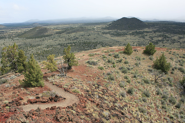 Down from the fire lookout.