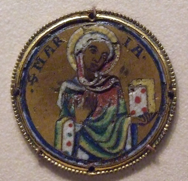 Roundel with the Virgin in the Metropolitan Museum of Art, January 2011