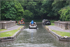 Rain on the canal