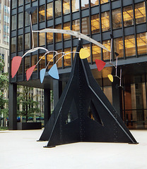 "Ordinary" Mobile Sculpture by Alexander Calder on Park Ave.,  Aug. 2006