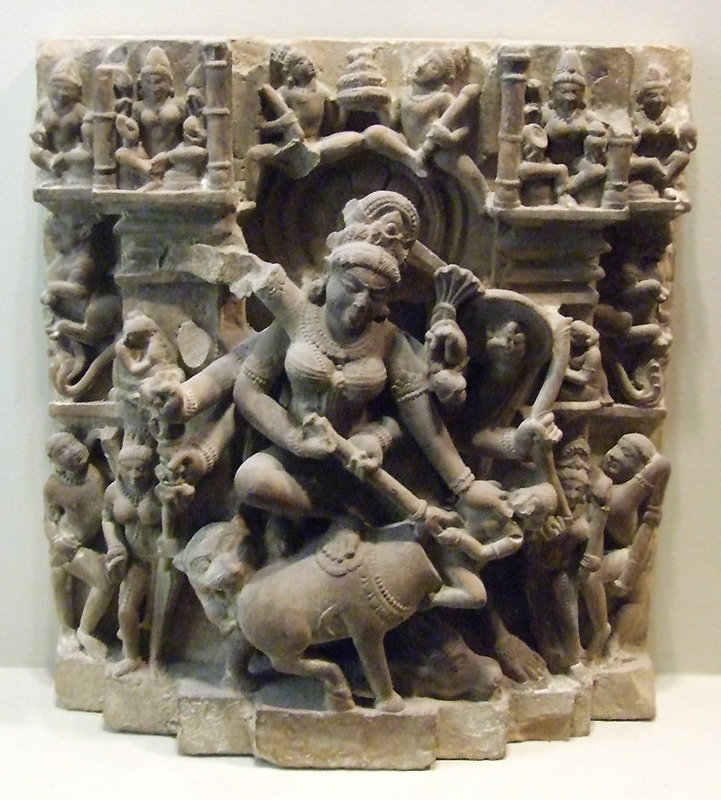 Durga Killing the Buffalo Demon in the Brooklyn Museum, March 2010