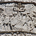 Detail of a Scene with Standard Bearers on the Column of Trajan in Rome, July 2012