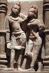 Detail of the Mithuna Couple in the Brooklyn Museum, March 2010
