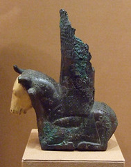 Part of a Throne: Deity on a Bull in the Metropolitan Museum of Art, July 2010