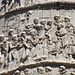 Detail of a Scene with the Emperor Seated on the Column of Trajan in Rome, July 2012