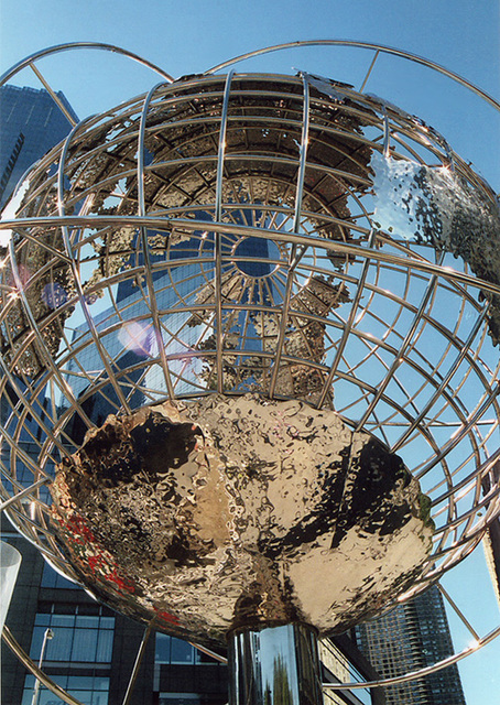 The Unisphere In Front of the Trump Hotel in Columbus Circle, Oct. 2006