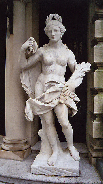Demeter? Sculpture Across the Street from the Metropolitan Museum of Art, Nov. 2006