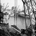 Railway loco's being unloaded at Cardiff