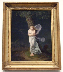 Young Woman Overtaken by a Storm by Bonnemaison in the Brooklyn Museum, January 2010