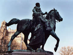 Theodore Roosevelt Memorial in Front of the Museum of Natural History, April 2007