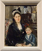 Madame Boursier and her Daughter by Berthe Morisot in the Brooklyn Museum, March 2010
