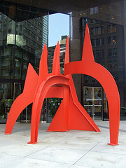 "Saurien" by Alexander Calder in front of the IBM Building, July 2007