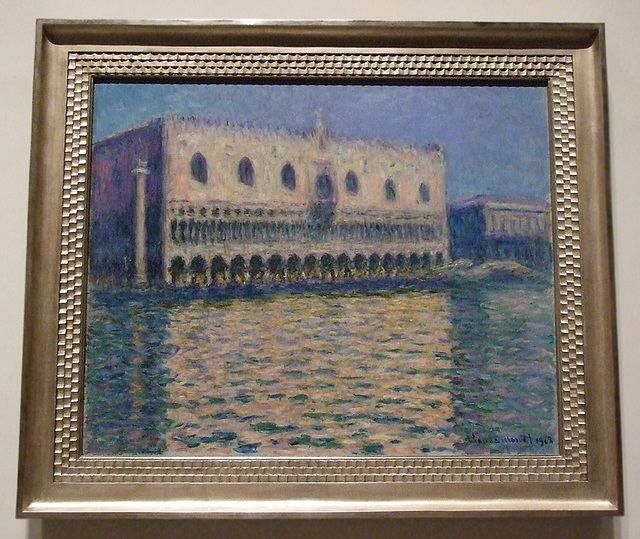 The Doge's Palace by Monet in the Brooklyn Museum, March 2010