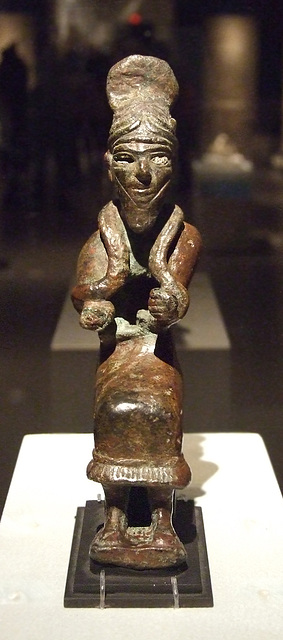 Statuette of the God Shamash in the Brooklyn Museum, March 2010