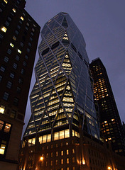 The Hearst Tower at Night, August 2007