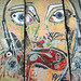 Detail of the Berlin Wall Fragment in Midtown Manhattan, August 2007