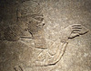 Detail of a Human-Headed Genie with Armlets Relief in the Brooklyn Museum, August 2007