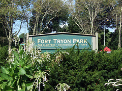 Fort Tryon Park Sign, Sept. 2007