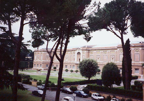 View through the Window from the Vatican Museum, 1995