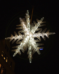 The UNICEF Snowflake Above 5th Ave. and 57th St. in Manhattan, December 2007