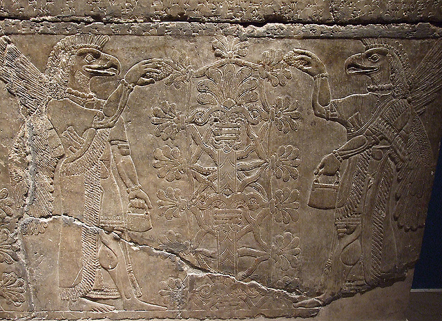 Detail of the Lower Portion of a Relief with Two Registers in the Brooklyn Museum, August 2007