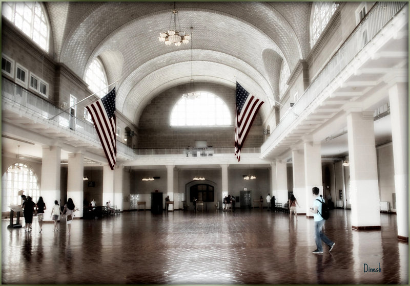 Registry room ~ Ellis Island