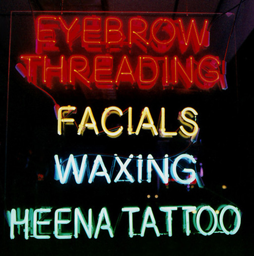 Neon Sign in a Salon in Forest Hills, Aug. 2006