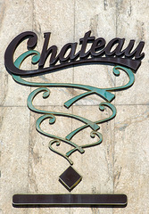 Chateau Sign in Forest Hills, March 2008