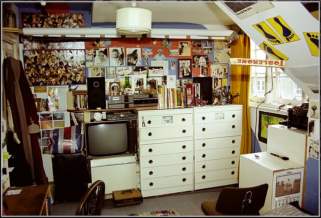 My room in a London flat 1986  #2