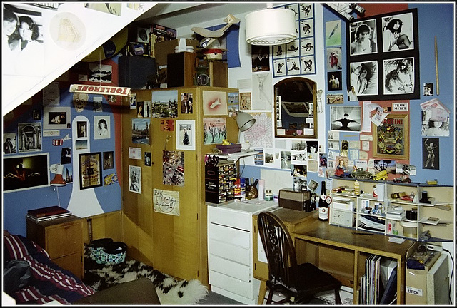 My room in a London flat 1986  #4