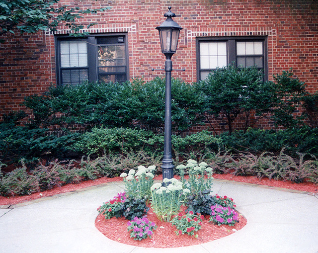 Lamppost on Burns St. in Forest Hills, Aug. 2006