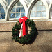 Holiday Wreath on the Bridge in Station Square in Forest Hills Gardens, January 2008