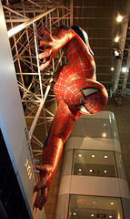 Giant Spiderman in Sony Plaza in Midtown, March 2008