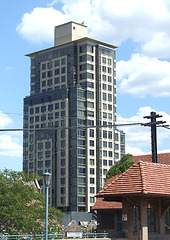 View from the Forest Hills Train Station, September 2010