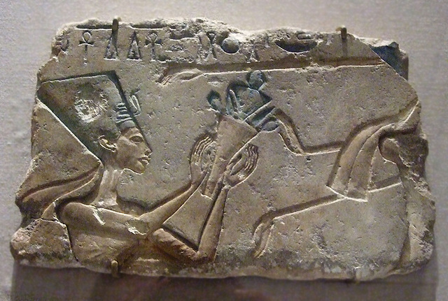 Relief of Nefertiti in the Brooklyn Museum, January 2010