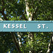 Kessel St. Sign in Forest Hills Gardens, July 2007