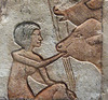 Detail of the Feeding Calves Relief in the Brooklyn Museum, January 2010