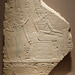 A Fragment of a Relief Representation of Amun, Ahmes-Nefertari and King Amunhotep I in the Brooklyn Museum, March 2010