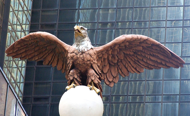 Eagle on the Roof of Grand Central Station, September 2010