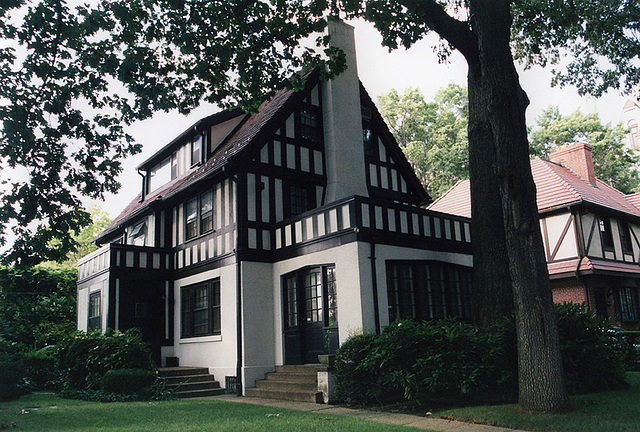 Tudor-Style House in Forest Hills Gardens, Aug. 2006