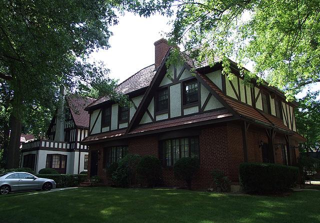 Two Tudor Houses in Forest Hills Gardens, July 2007