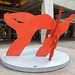 Red Flying Group by Ann Gillen on Third Avenue and 54th Street in New York City, March 2011