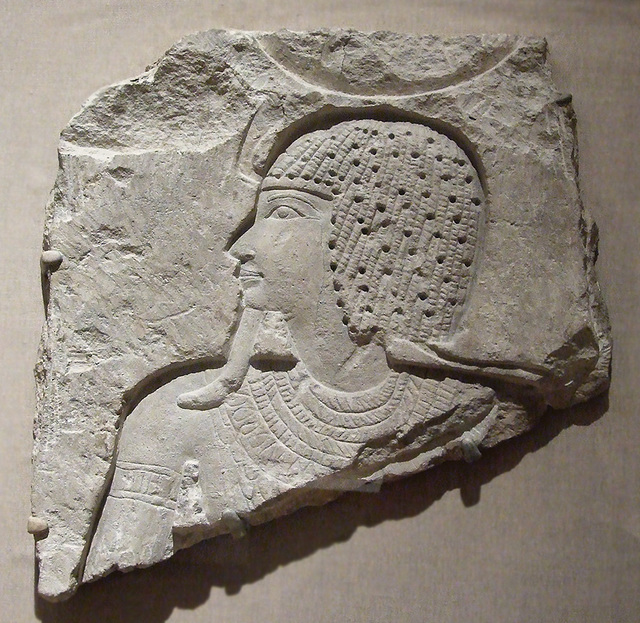 Sunk Relief Representation of a God in the Brooklyn Museum March 2010