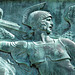 Detail of the War Memorial Relief in Forest Hills Gardens, April 2010