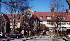 Attatched Houses on Greenway Terrace in Forest Hills Gardens, April 2007