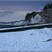 Snow on the beach